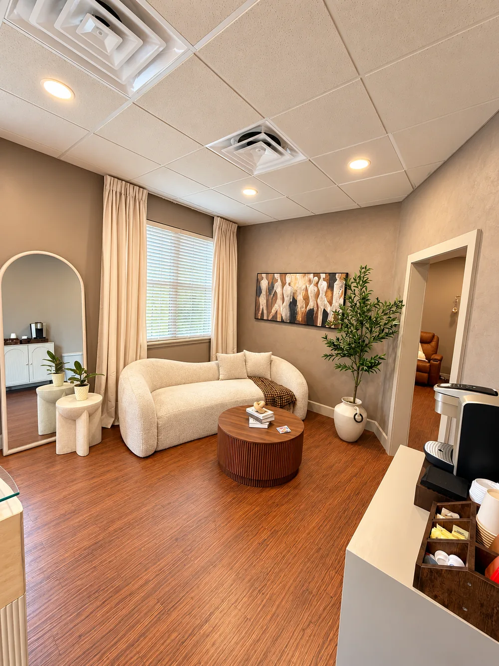 Waiting lounge at iVitality Wellness MD